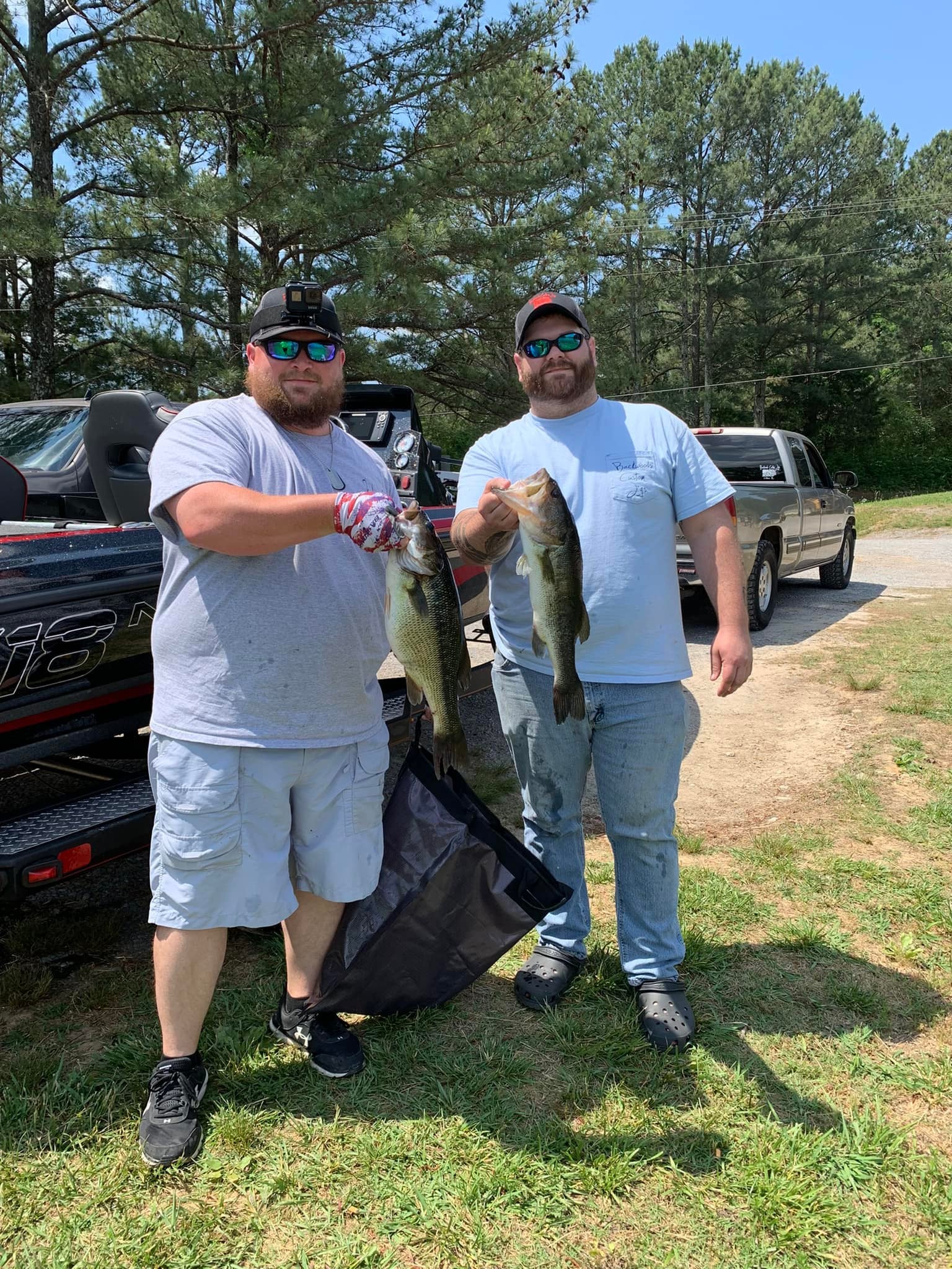 Bass Fishing in the Backwoods! 